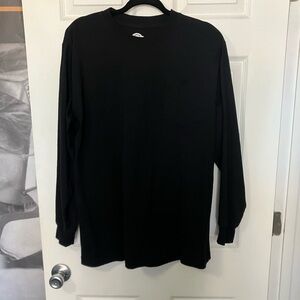 DICKIES T Shirt Long Sleeve Heavy Black Pocket Mens Large L NWOT Work